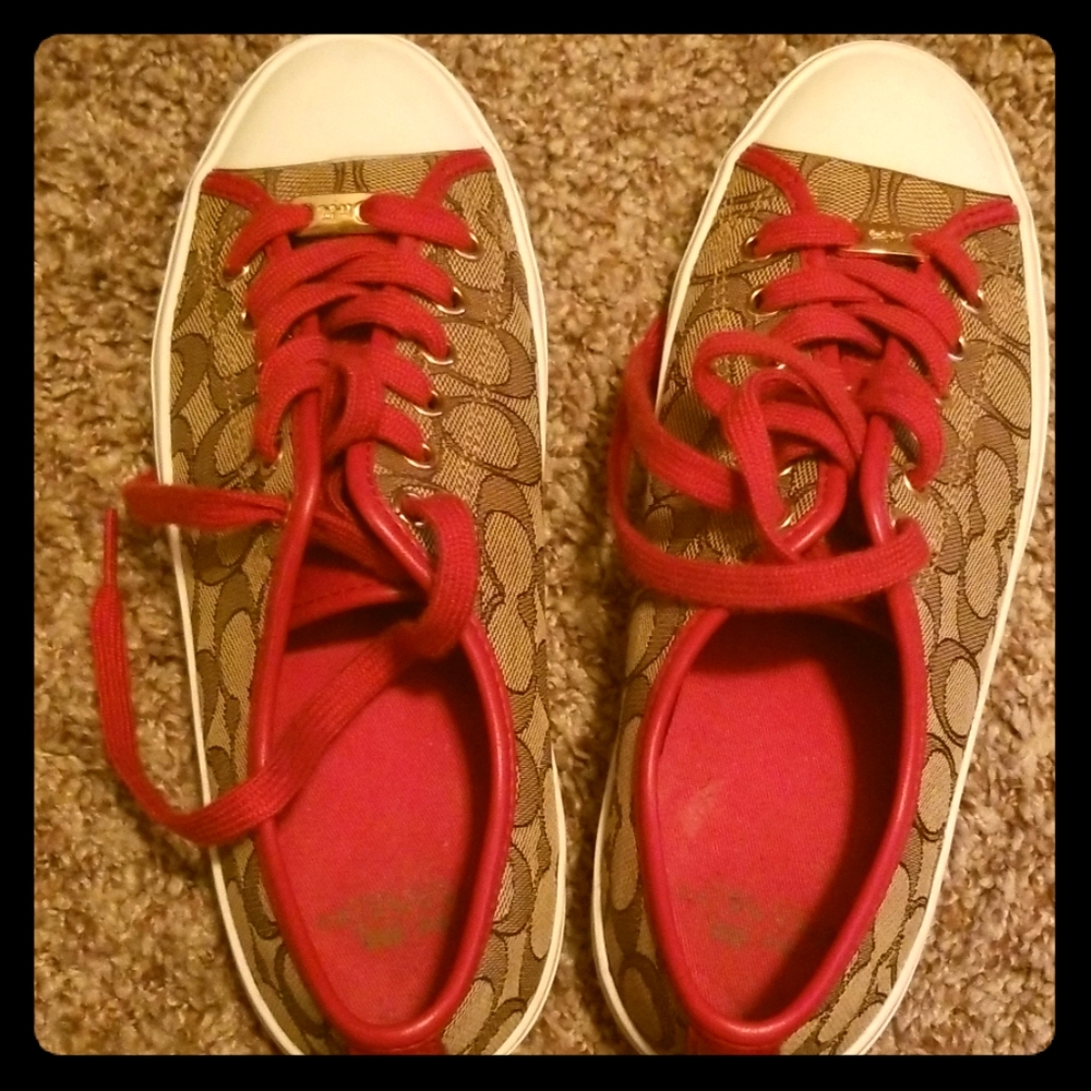Ladies Coach sneaker size 8